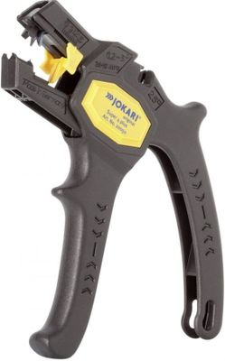 a close up of a black and yellow pliers on a white background