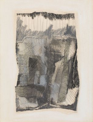 une image d'un dessin en noir et blanc d'un bâtiment