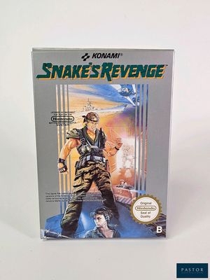 la boîte du jeu « Snake's Revenge »