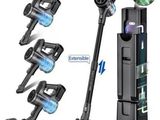 a close up of four different types of vacuum cleaners