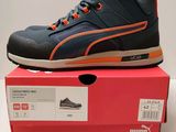 brand new puma kids ' s shoes in blue and orange