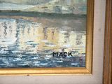 a picture of a painting on the wall of a room
