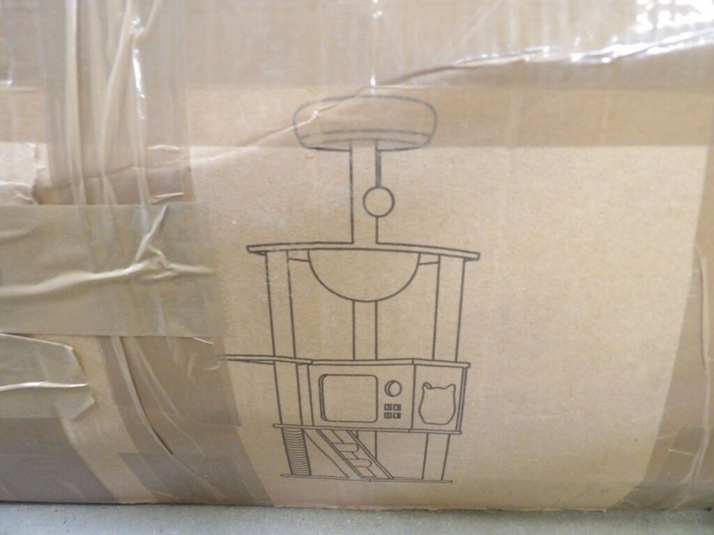 CHAT - Un arbre à chat beige 124cm - Occasion, complétude no…