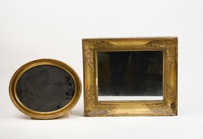 a picture of a mirror and a picture frame