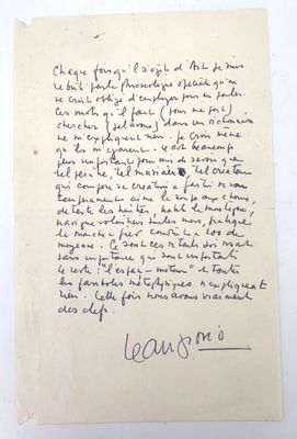 une vieille lettre manuscrite d'un homme qui écrit un poème