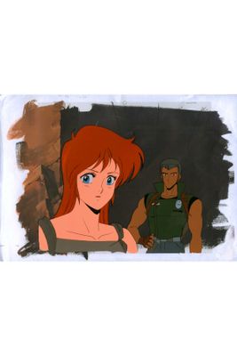 an image of a cartoon of a woman and a man standing next to each other