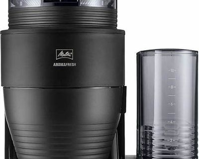 128// Melitta Cafetière à Filtre AromaFresh Glass Pro X Noir…