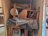 a cardboard box with a lot of furniture inside of it