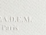a close up of a close up of a white paper
