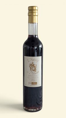 a bottle of wine that is sitting on a table