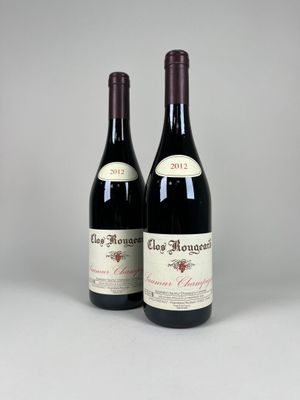 deux bouteilles de vin rouge posées l'une à côté de l'autre sur une table