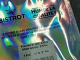 a packet of cbd gum sitting on a table