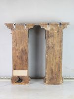 PAIRE DE CONSOLES D'APPLIQUES en bois laqué vert et stuc dor… (photo 6)