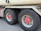 a large truck that is parked on the side of the road