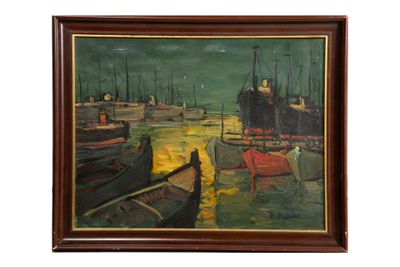 Emmanuel BELLINI (1904-1989) Port de Cannes - Photo 1