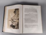 an open book with a picture of a horse on it