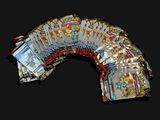 a picture of a bunch of playing cards on a black background
