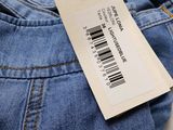 a close up of a label on a pair of jeans