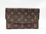 louis vuittou wallet in brown