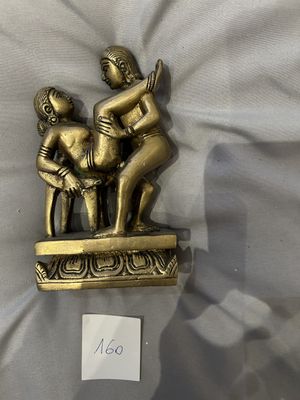 Sculpture érotique en bronze style Thaïlande 15x9x5