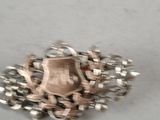 a metal object that is on a table
