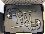a tool set in a case on a table