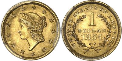 an image of a gold coin with a woman ' s head on it