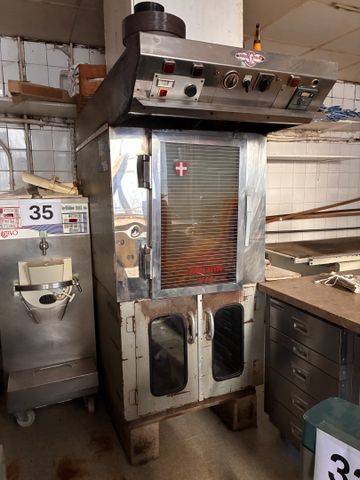 Four pâtissier électrique GUYON V10 sur étuve, ancien, prise en 3...