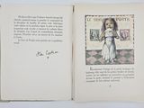 a book with a picture of a little girl holding a cup