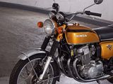 a motorcycle that is parked in a garage