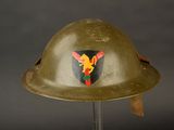 an image of a helmet with a coat of arms on top of it