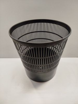 Corbeille à papier ajourée - NOIR - Diamètre 28cm - Fabricat…