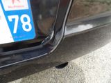 a close up of a license plate on the back of a car