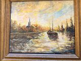 a picture of a picture of a painting hanging on a wall