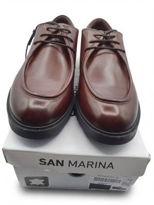 SAN MARINA - Chaussures derbies - Cuir marron - Pointure 42 …
