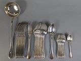 five spoons, two spoons, and a spoon on a table