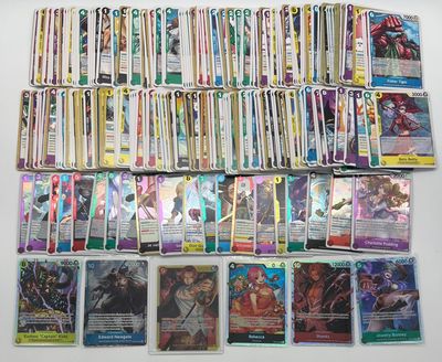 a lot of cards that are on the table
