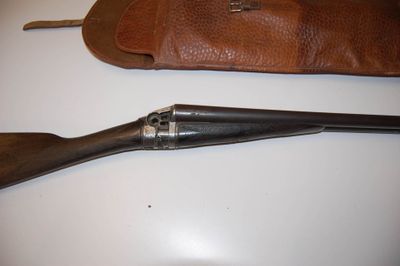 Épave de fusil Darne Rotary. Canon de 67,5 cm calibre 16