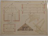 a drawing of a wooden structure with plans for it