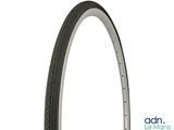 an image of a black and white bicycle tire on a white background