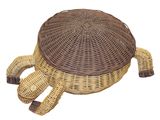 an image of a basket with a turtle on top of it