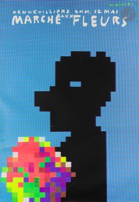 the poster for a movie with an image of a man holding a flower