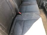 a black seat in the back of a car