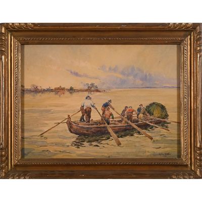 POTTIER André. (1871). « Le chargement de la moisson sur la … - Photo 1