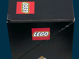 a black box with a picture of a building inside of it