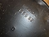 a close up of a metal object on a table