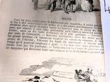 une feuille de papier posée sur un livre illustré d'une course de chevaux