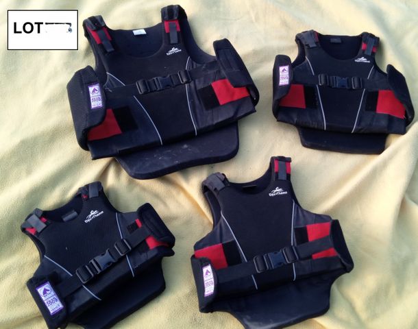 Gilets de protection dos. Marque Equithème. Norme EN. 1 Adulte ta...