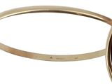an image of a close up of a gold bracelet with a diamond