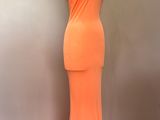 an orange dress on a mannequin mannequin mannequin mannequin mannequin mannequin mannequin mannequin mannequin
